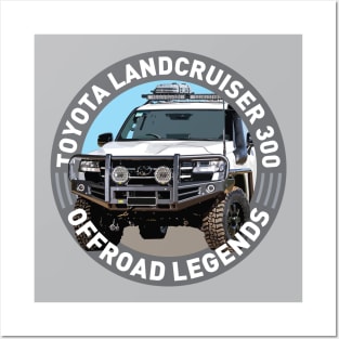 4x4 Offroad Legends: Toyota Land Cruiser 300 Posters and Art